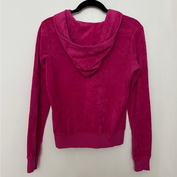 Juicy Couture Pink Zip-Up Hoodie - Picture 3 of 6
